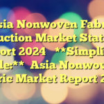 Asia Nonwoven Fabric Production Market Statistics Report 2024 

**Simplified Title:**

Asia Nonwoven Fabric Market Report 2024