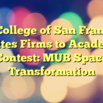 City College of San Francisco Invites Firms to Academic Contest: MUB Space Transformation