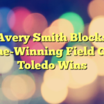 Avery Smith Blocks Game-Winning Field Goal, Toledo Wins