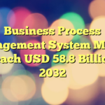 Business Process Management System Market to Reach USD 58.8 Billion by 2032