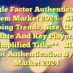 Single Factor Authentication System Market 2024 – Share, Ongoing Trends, Size, Growth Rate And Key Players

**Simplified Title:** 

Single Factor Authentication System Market 2024