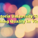 Victoria University Tops Teaching Quality in Victoria
