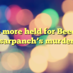 3 more held for Beed sarpanch’s murder