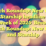 Launch Roundup: New Glenn and Starship headline first full week of 2025

Becomes:

Launch Roundup: New Glenn and Starship